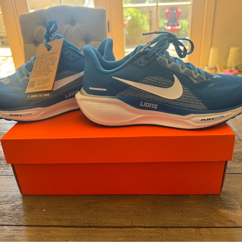 BRAND NEW NIKE ZOOM PEGASUS 41 DETROIT LIONS 7/8.5